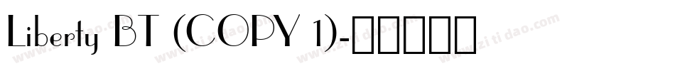 Liberty BT (COPY 1)字体转换